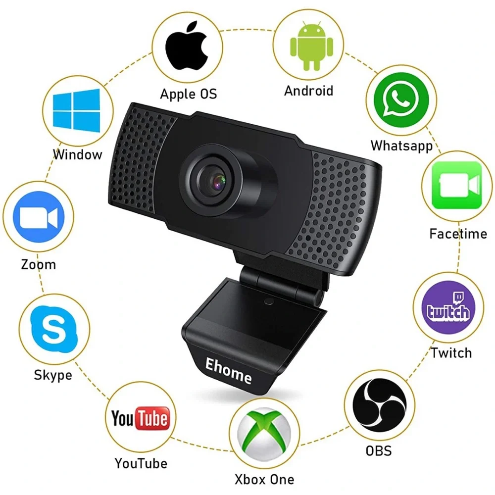 Webcam HD 1080p with Microphone